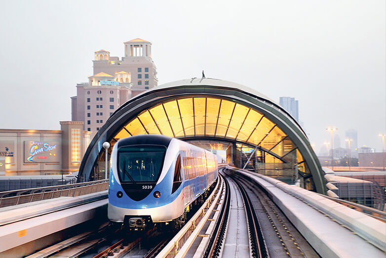 Dubai Metro rolls out