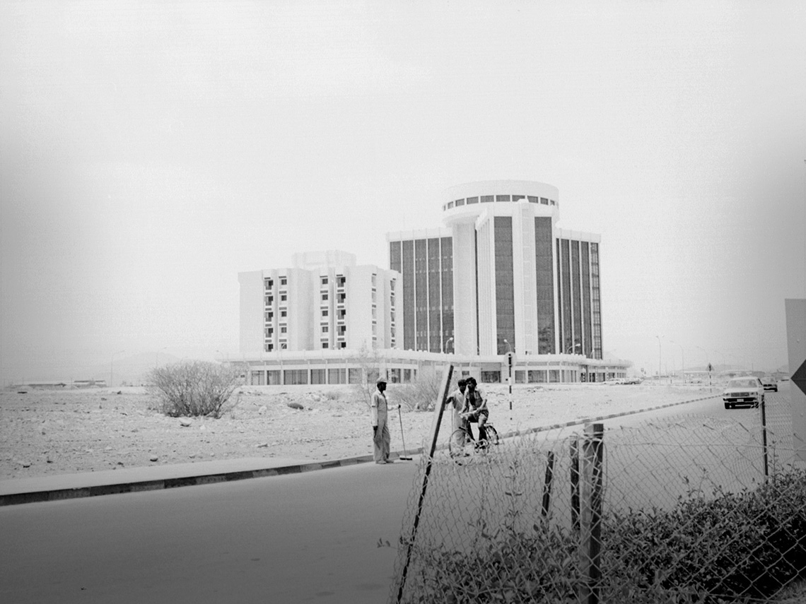 1986: A view of Fujairah Trade Centre.